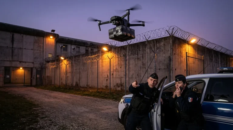 Un réseau avait organisé 1 826 « vols » en moins de deux mois au-dessus d’une prison française : les gendarmes découvrent que le drone avait livré plus de 30 kilos de drogue