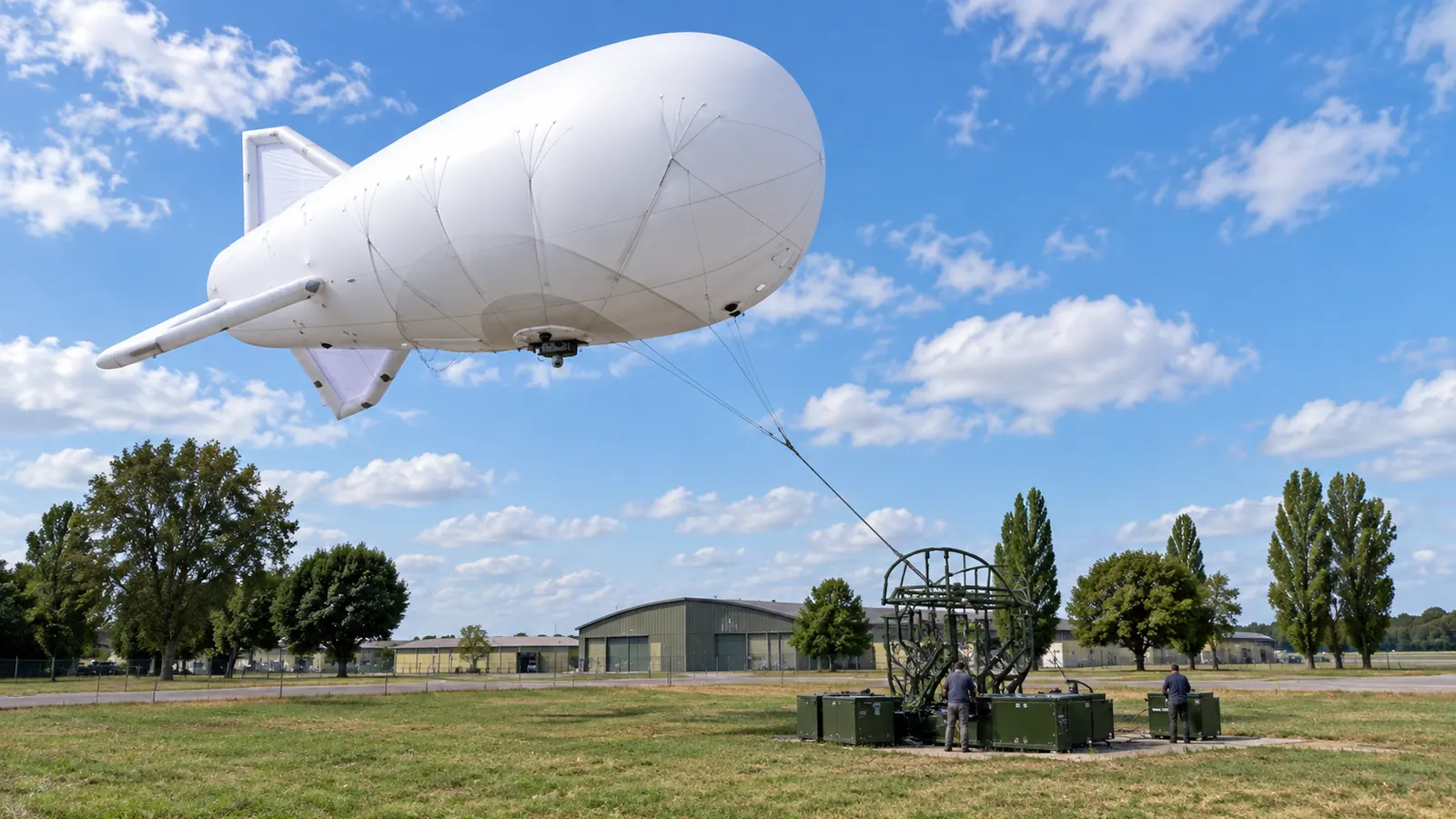 Un ballon captif de 12 mètres et l’intelligence artificielle testés pour protéger la base de Saint-Dizier contre les drones