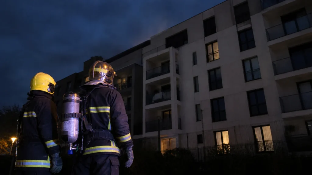 Trois policiers intoxiqués aux fumées après avoir fait évacuer tout un immeuble en feu à Franconville
