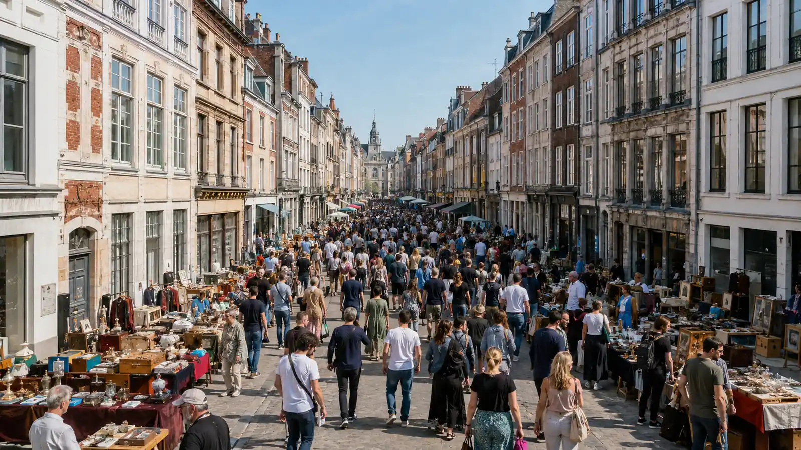 Une personne dans le coma et 13 interpellations après une nuit sous haute surveillance à la Braderie de Lille