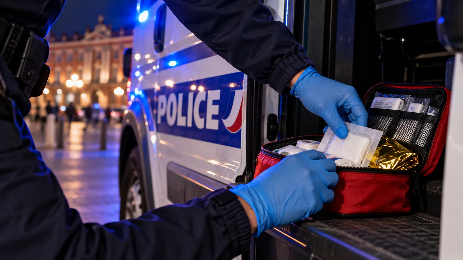 Secouru inanimé après une plaie au couteau, un homme de 30 ans se retourne contre les policiers dans une ambulance à Toulouse